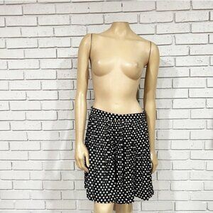 J.Crew Women’s Featherweight Satin Mini Skirt in Dot - Size 6